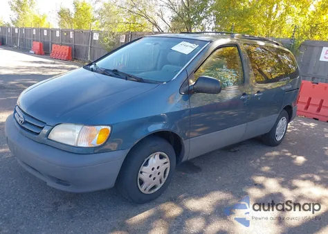 2003 Toyota Sienna Ce from USA, damaged, VIN 4T3ZF19C33U555176